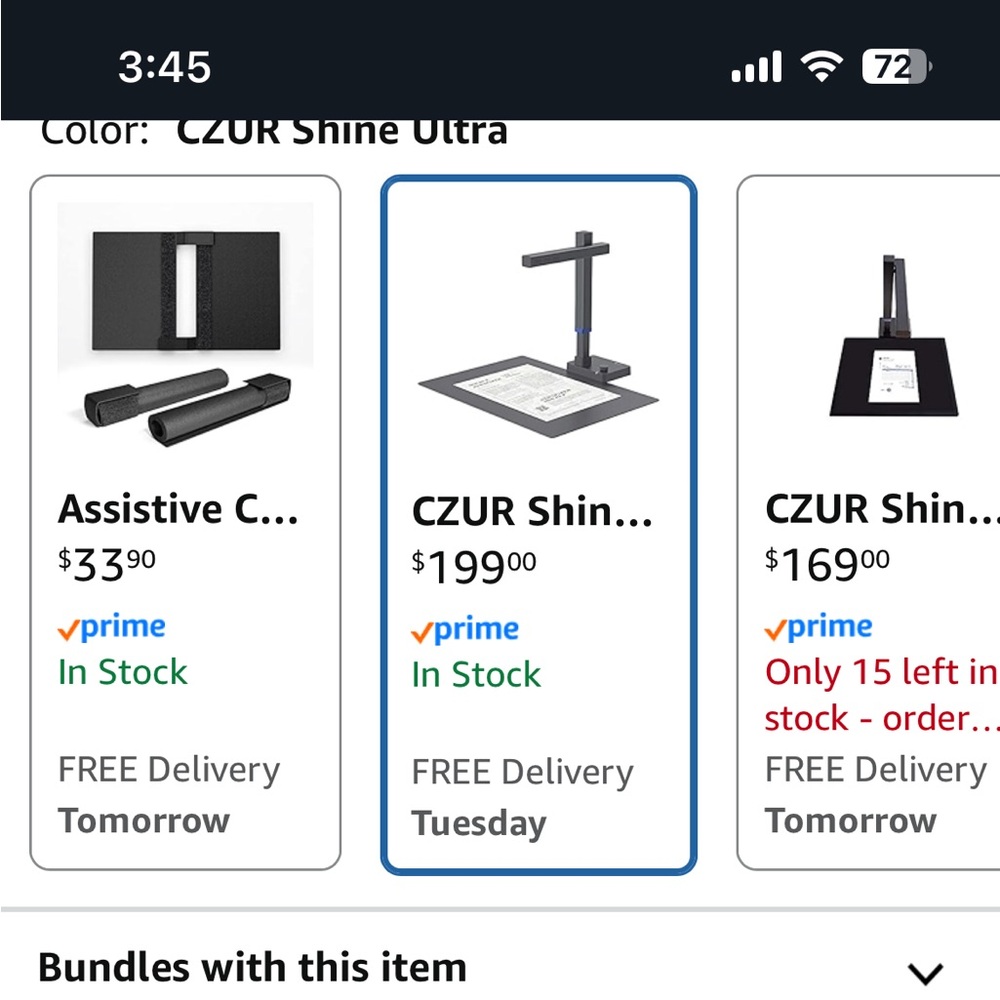 CZUR Shine Ultra Smart Portable Document Scanner - Picture 7 of 7